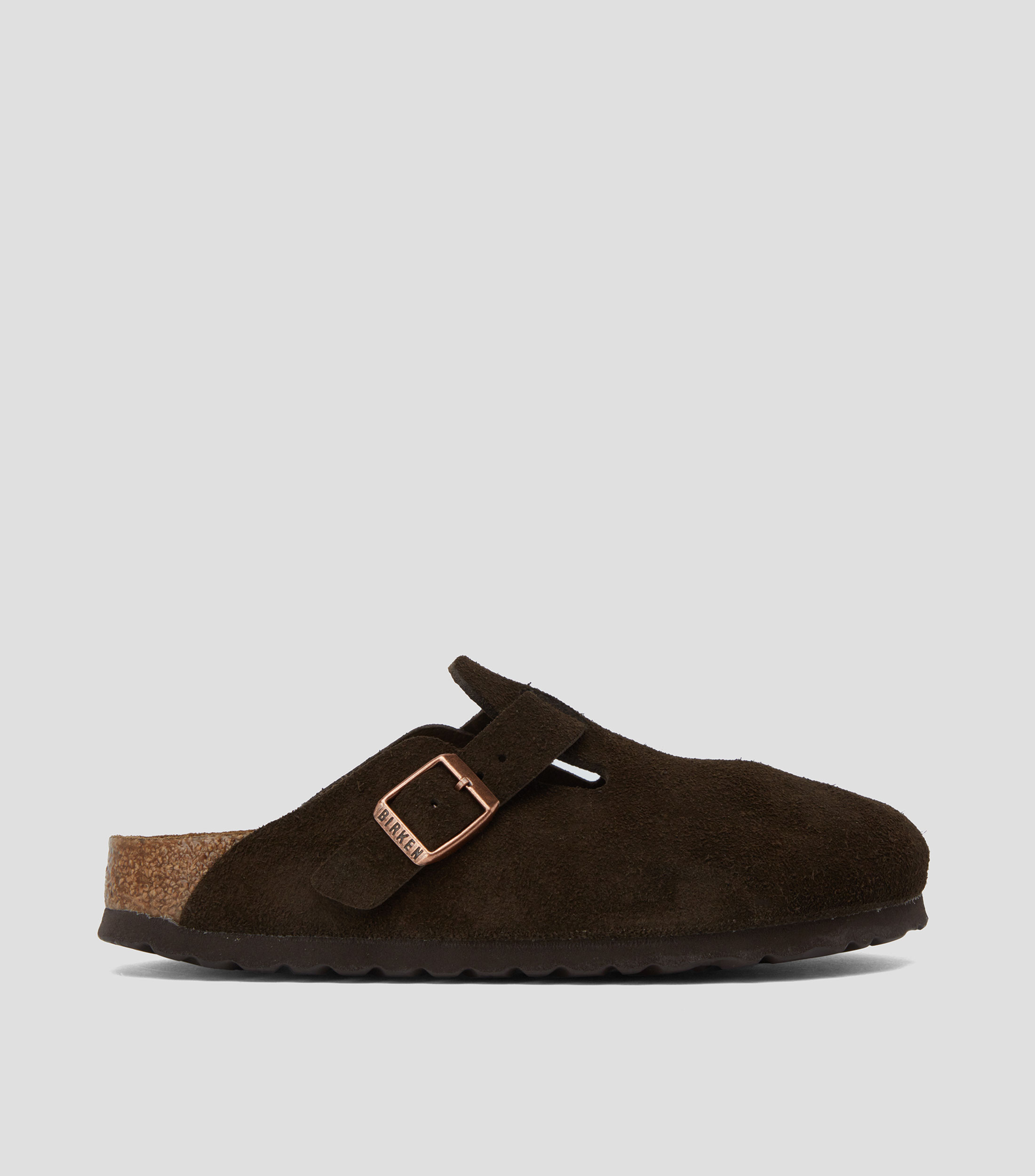 Zuecos en piel Boston Mujer